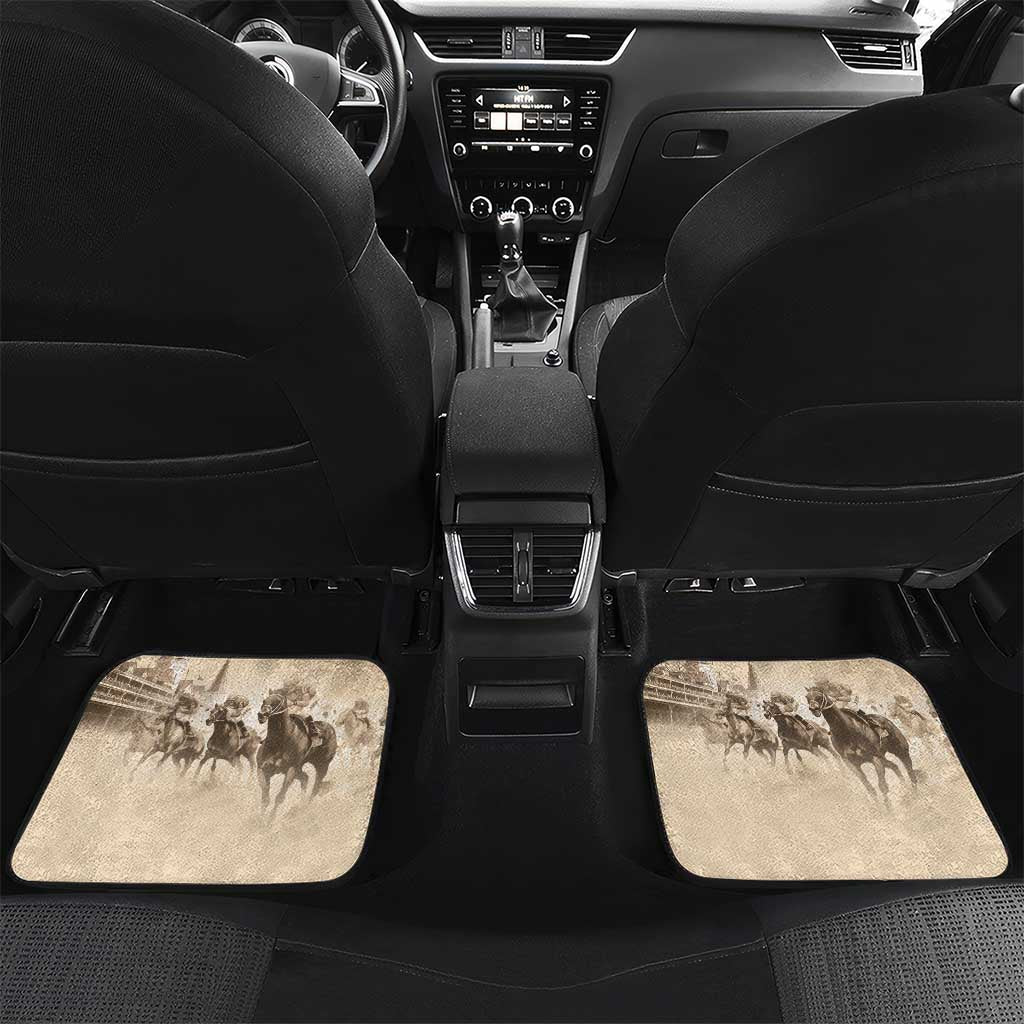 Personalized Kentucky Horse Race Car Mats Race for Rosse