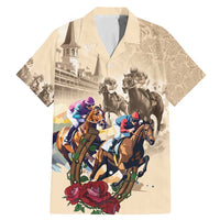 Personalized Kentucky Horse Race Family Matching Mermaid Dress and Hawaiian Shirt Race for Rosse