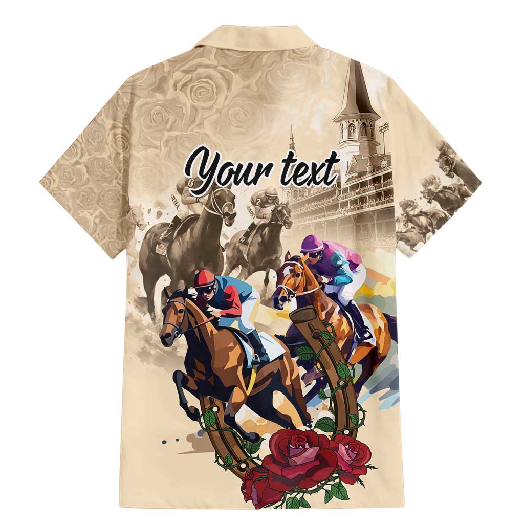 Personalized Kentucky Horse Race Family Matching Mermaid Dress and Hawaiian Shirt Race for Rosse