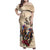Personalized Kentucky Horse Race Family Matching Off Shoulder Maxi Dress and Hawaiian Shirt Race for Rosse