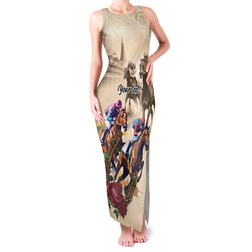 Personalized Kentucky Horse Race Family Matching Tank Maxi Dress and Hawaiian Shirt Race for Rosse