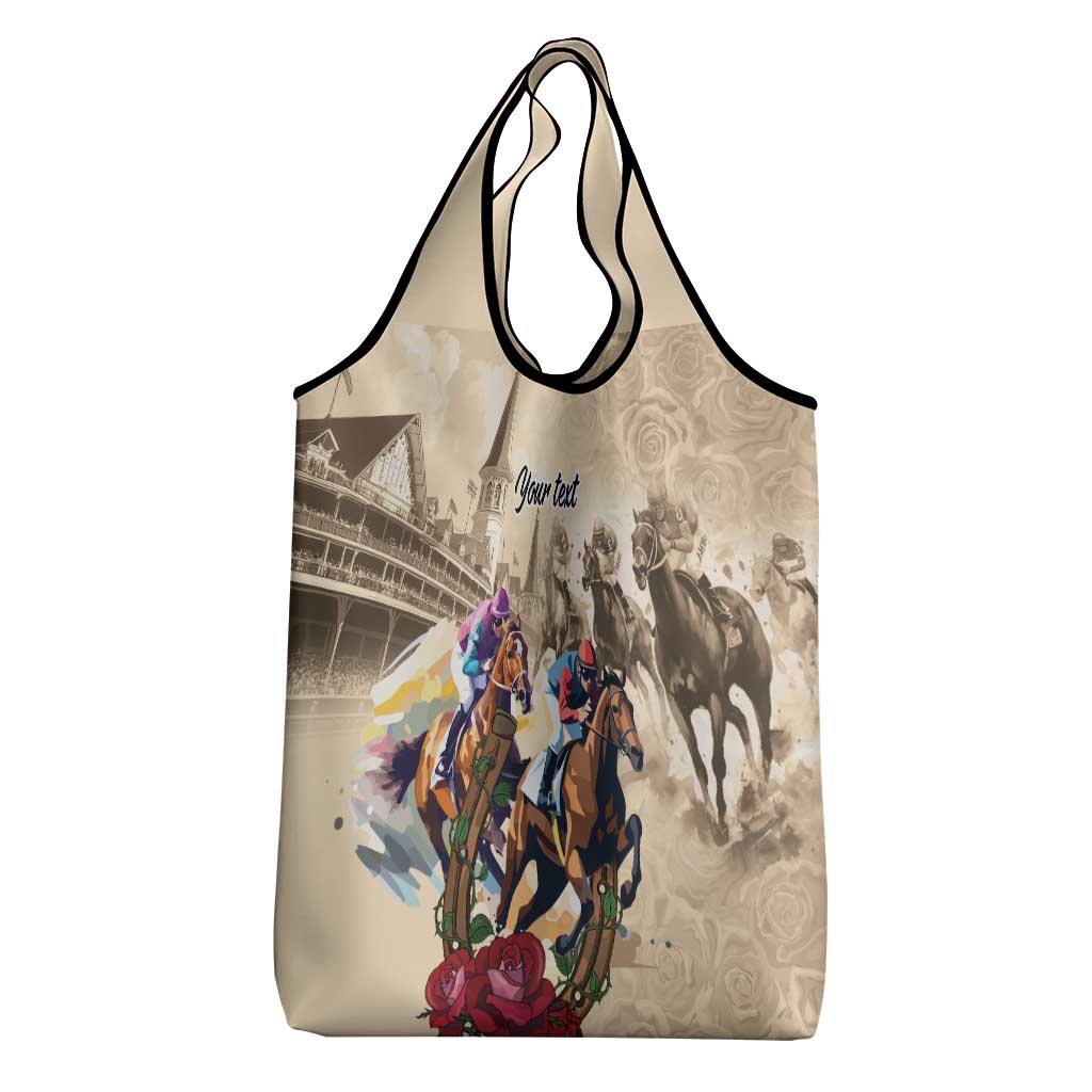 Personalized Kentucky Horse Race Grocery Bag Race for Rosse