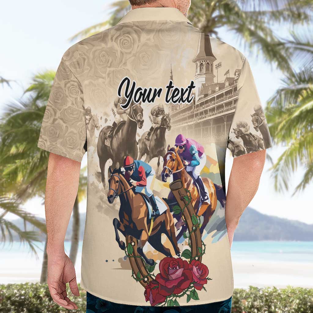 Personalized Kentucky Horse Race Hawaiian Shirt Race for Rosse