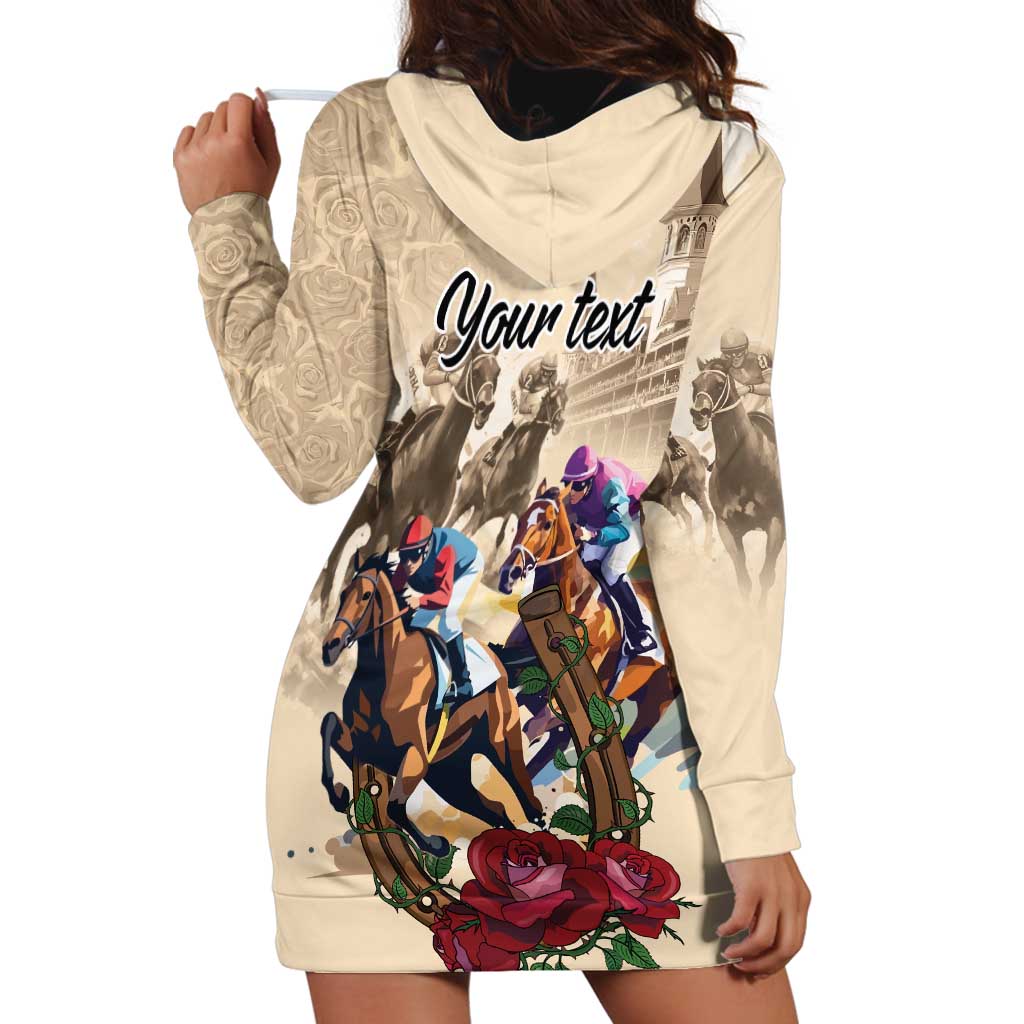 Personalized Kentucky Horse Race Hoodie Dress Race for Rosse