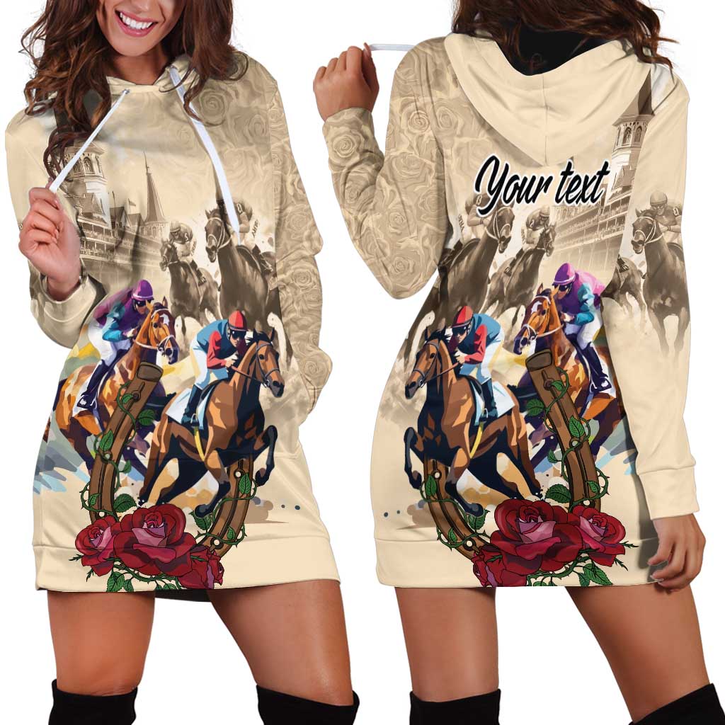 Personalized Kentucky Horse Race Hoodie Dress Race for Rosse