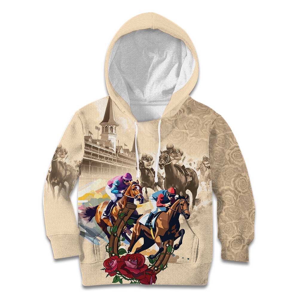 Personalized Kentucky Horse Race Kid Hoodie Race for Rosse
