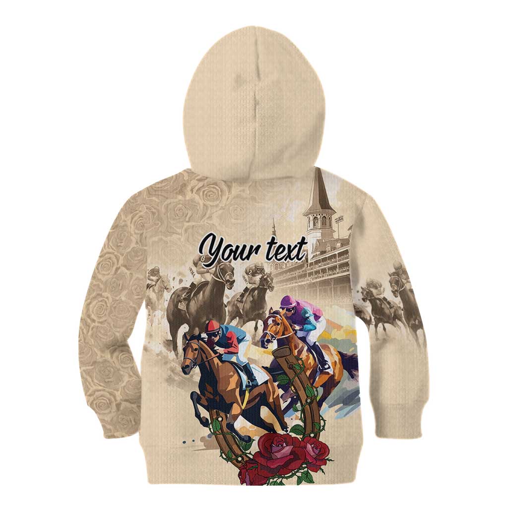 Personalized Kentucky Horse Race Kid Hoodie Race for Rosse
