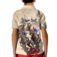 Personalized Kentucky Horse Race Kid Polo Shirt Race for Rosse