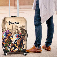 Personalized Kentucky Horse Race Luggage Cover Race for Rosse