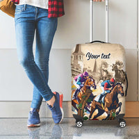 Personalized Kentucky Horse Race Luggage Cover Race for Rosse