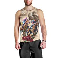 Personalized Kentucky Horse Race Men Tank Top Race for Rosse
