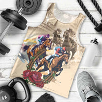 Personalized Kentucky Horse Race Men Tank Top Race for Rosse