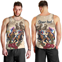 Personalized Kentucky Horse Race Men Tank Top Race for Rosse