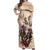 Personalized Kentucky Horse Race Off Shoulder Maxi Dress Race for Rosse