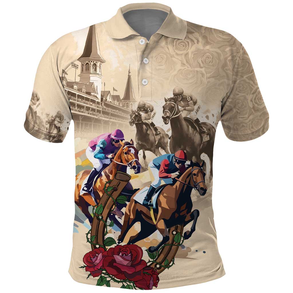 Personalized Kentucky Horse Race Polo Shirt Race for Rosse
