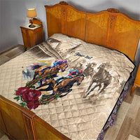 Personalized Kentucky Horse Race Quilt Race for Rosse