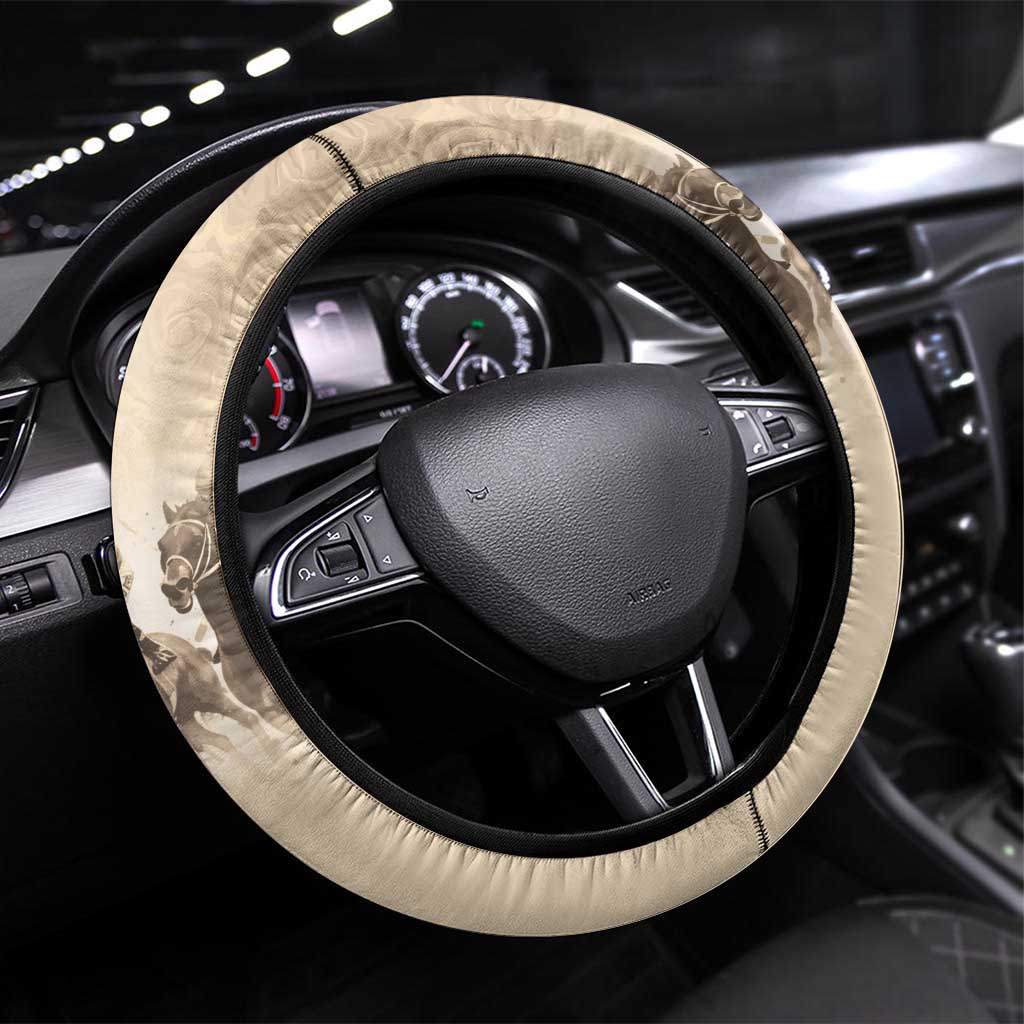 Kentucky Horse Race Steering Wheel Cover Race for Rosse