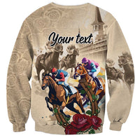 Personalized Kentucky Horse Race Sweatshirt Race for Rosse