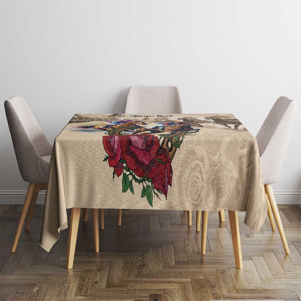 Personalized Kentucky Horse Race Tablecloth Race for Rosse