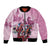 Personalized Kentucky Horse Race Bomber Jacket Pink Out Party