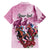 Personalized Kentucky Horse Race Family Matching Puletasi and Hawaiian Shirt Pink Out Party