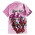 Personalized Kentucky Horse Race Family Matching Short Sleeve Bodycon Dress and Hawaiian Shirt Pink Out Party