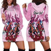 Personalized Kentucky Horse Race Hoodie Dress Pink Out Party
