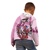 Personalized Kentucky Horse Race Kid Hoodie Pink Out Party