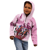 Personalized Kentucky Horse Race Kid Hoodie Pink Out Party
