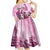 Personalized Kentucky Horse Race Kid Short Sleeve Dress Pink Out Party