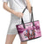 Personalized Kentucky Horse Race Leather Tote Bag Pink Out Party