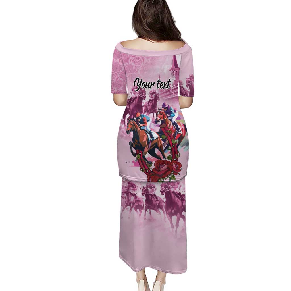 Personalized Kentucky Horse Race Puletasi Pink Out Party