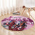 Personalized Kentucky Horse Race Round Carpet Pink Out Party