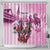 Personalized Kentucky Horse Race Shower Curtain Pink Out Party