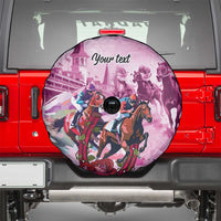 Personalized Kentucky Horse Race Spare Tire Cover Pink Out Party