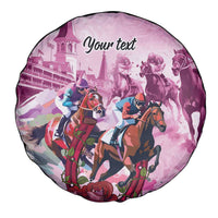 Personalized Kentucky Horse Race Spare Tire Cover Pink Out Party