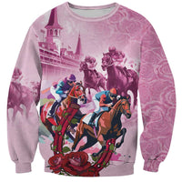 Personalized Kentucky Horse Race Sweatshirt Pink Out Party