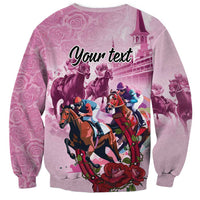 Personalized Kentucky Horse Race Sweatshirt Pink Out Party