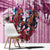 Personalized Kentucky Horse Race Window Curtain Pink Out Party