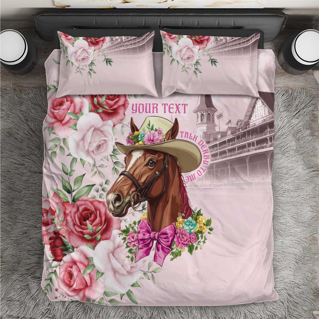 Personalized Kentucky Horse Race Bedding Set Talk Derby To Me Derby Horse