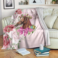 Personalized Kentucky Horse Race Blanket Talk Derby To Me Derby Horse
