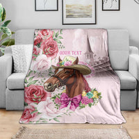 Personalized Kentucky Horse Race Blanket Talk Derby To Me Derby Horse