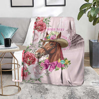 Personalized Kentucky Horse Race Blanket Talk Derby To Me Derby Horse