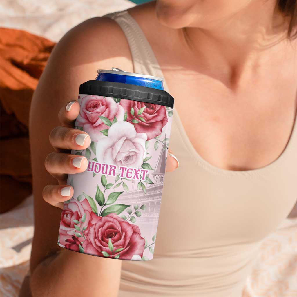 Personalized Kentucky Horse Race 4 in 1 Can Cooler Tumbler Talk Derby To Me Derby Horse