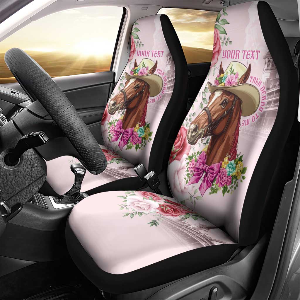Personalized Kentucky Horse Race Car Seat Cover Talk Derby To Me Derby Horse