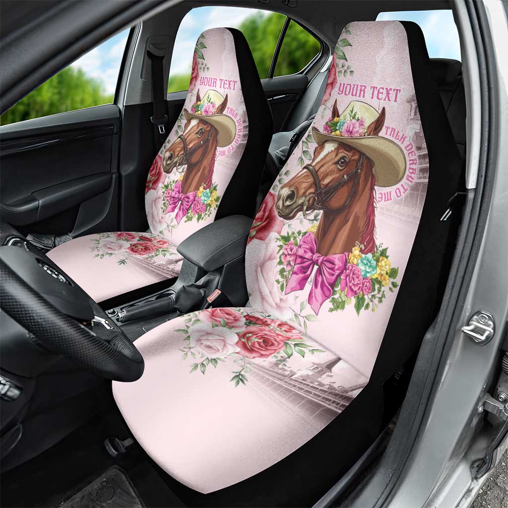Personalized Kentucky Horse Race Car Seat Cover Talk Derby To Me Derby Horse