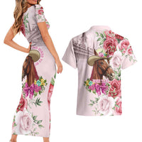 Personalized Kentucky Horse Race Couples Matching Short Sleeve Bodycon Dress and Hawaiian Shirt Talk Derby To Me Derby Horse