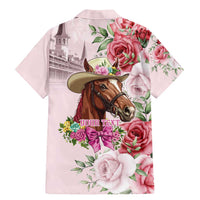 Personalized Kentucky Horse Race Family Matching Mermaid Dress and Hawaiian Shirt Talk Derby To Me Derby Horse