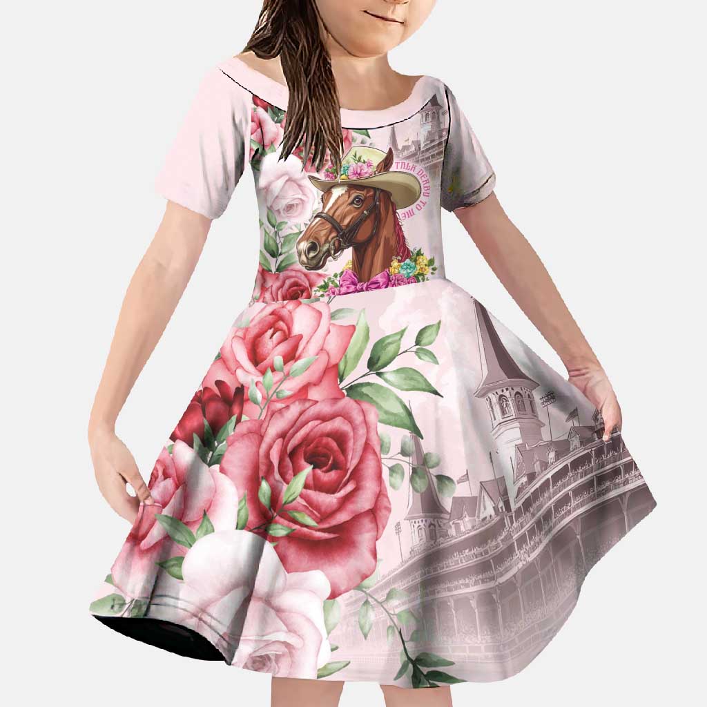 Personalized Kentucky Horse Race Family Matching Off Shoulder Maxi Dress and Hawaiian Shirt Talk Derby To Me Derby Horse