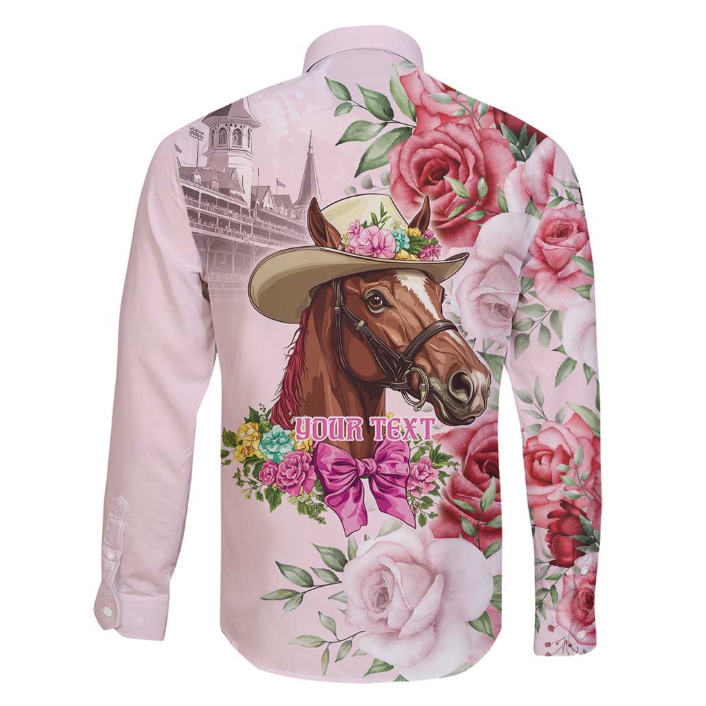Personalized Kentucky Horse Race Family Matching Off Shoulder Short Dress and Hawaiian Shirt Talk Derby To Me Derby Horse